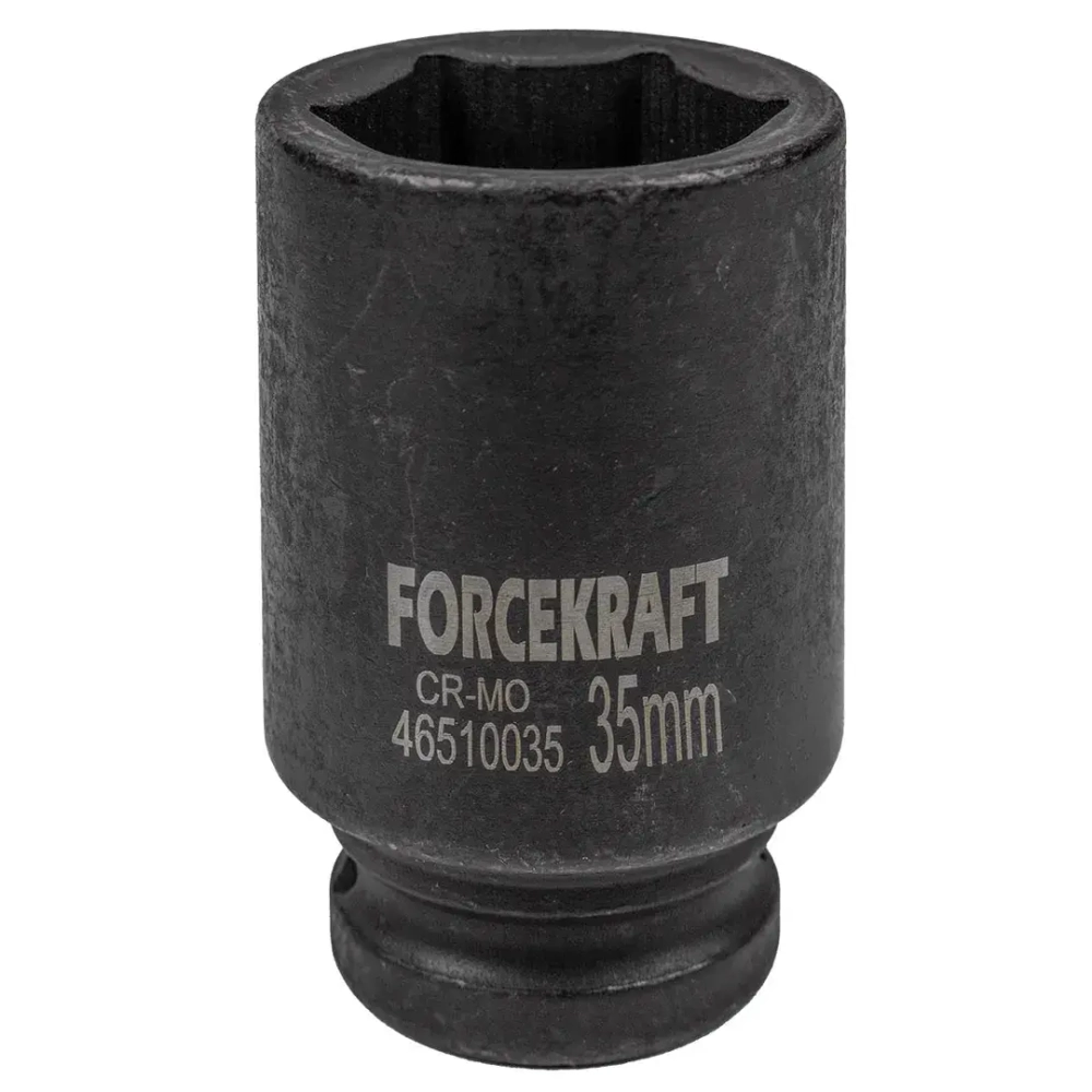 Головка ударная глубокая 3/4'', 35мм (6гр.) FORCEKRAFT FK-46510035
