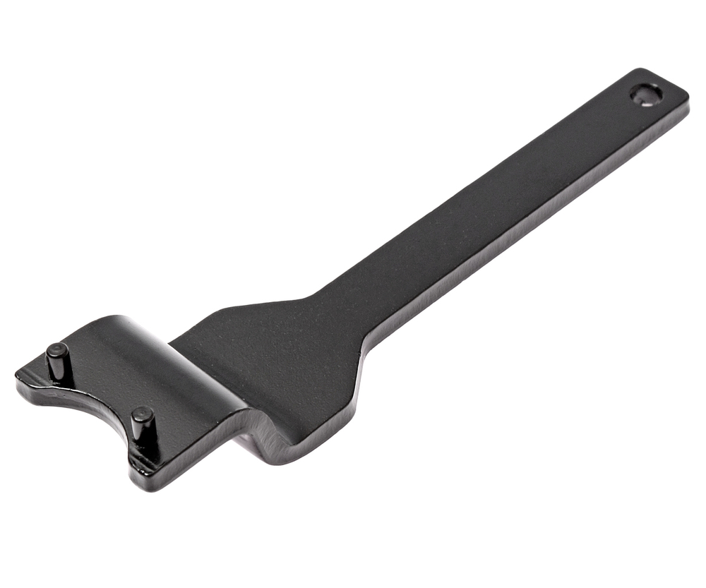 JTC-1525 - Приспособление для регулировки натяжения ремня ГРМ (VW AUDI SKODA SEAT) JTC -  
Специально изогнутая конструкция предназначена для применения в узких и труднодоступных местах автомобиля. 
Две шпильки удерживают натяжной ролик при регулировке.
Оригинальный номер ОЕМ: V159.
Применение: Фольксваген (Volkswagen), Ауди (Audi), Шкода (Skoda), Сеат (Seat). 
Количество в оптовой упаковке: 10 шт. и 100 шт.  
Габаритные размеры: 90/85/20 мм. (Д/Ш/В)  
Вес: 107 гр.