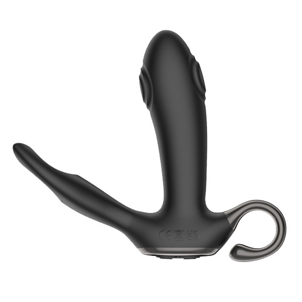 Массажер простаты с вибрацией и эффектом маятника с пультом ДУ и стимуляцией пениса Secwell Slapping Pulse Prostate Massager SW2036