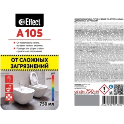 Средство для сантехники чистящее Effect Alfa 105 0.75 л