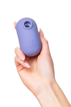 Вакуумный стимулятор клитора с вибрацией Satisfyer Pro To Go 2, фиолетовый, 8,5 см