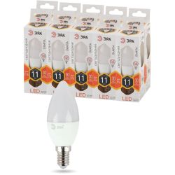 Лампочка светодиодная ЭРА STD LED B35-11W-827-E14 E14 / Е14 11Вт свеча теплый белый свет