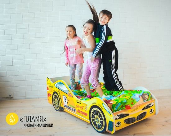 Кровать-машинка ПЛАМЯ