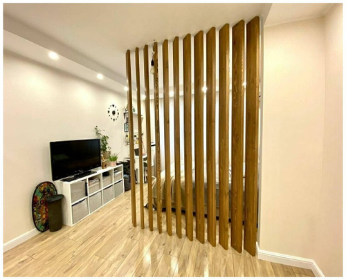 Перегородка с поворотным механизмом из Сосны 40х130мм