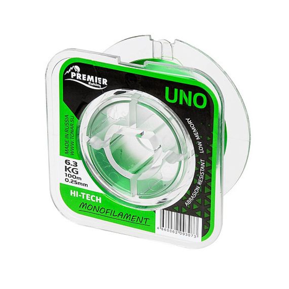Леска UNO 0,25mm/100m Green Nylon (PR-U-G-025-100) Premier Fishing