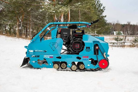 Мотобуксировщик БУРЛАК Таежник 15 л.с