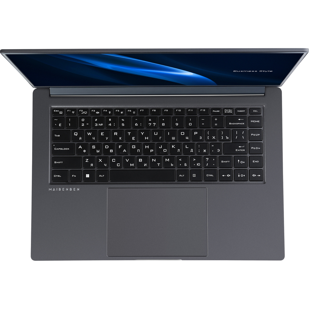 Ноутбук  Maibenben B516A 16 ", Core i5, 16 Гб RAM, 512 Гб SSD, UHD Graphics, Темно-серый
