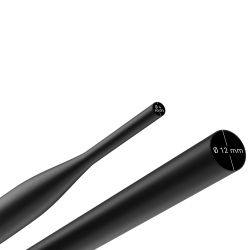 Термоусадочная трубка ЭРА NO-224-547 ТТУк 12/4 чёрная с клеевым слоем в отрезках по 1 м 5 шт