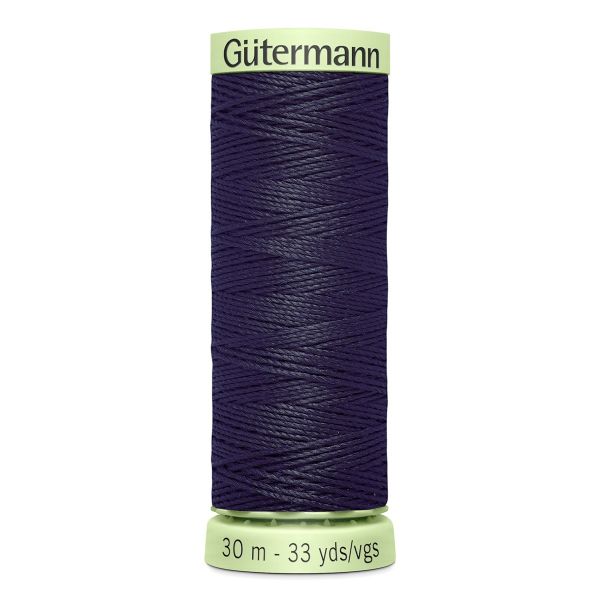 Нитки отделочные Gutermann Top Stitch 30 (30 метров), 5 кат. | 665 сине-черный