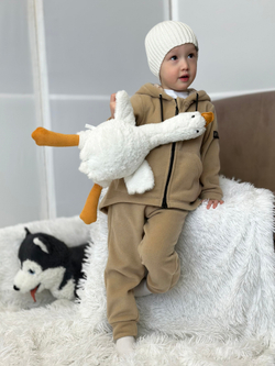 Флисовый костюм Светлый кофе