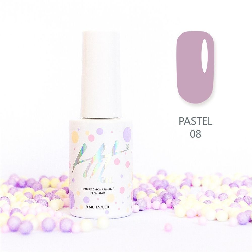 Гель-лак Pastel ТМ &quot;HIT gel&quot; №08, 9 мл