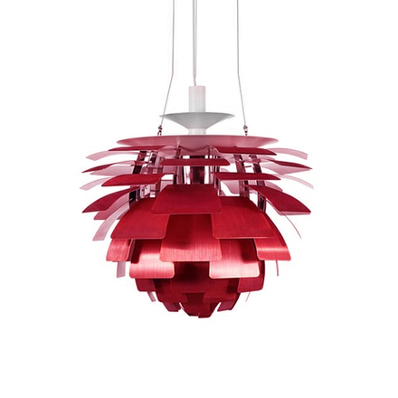Pendant design lamp PH Artichok by Louis Poulse D50 (Red)