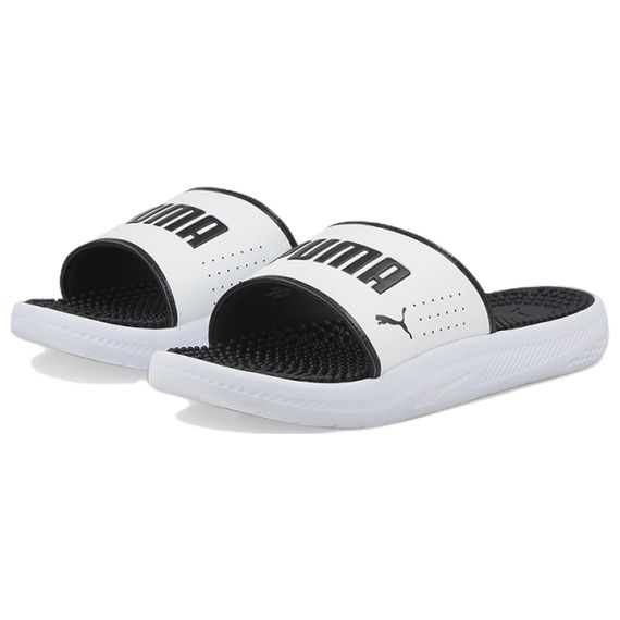 Puma Softride Slide Massage 'White Black'