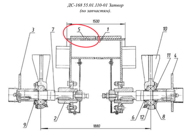 ДС-168 55.01.111 Лист броневой