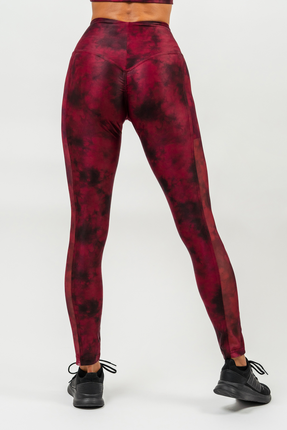 Леггинсы HIGH WAISTED MESH LEGGINGS IMPACT 479 Красные
