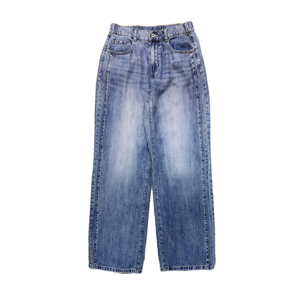 Джинсы женские летние тёмный деним 4003B-88301 (Длина брюк стандартная)