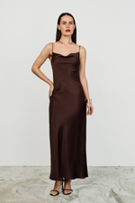 Платье- комбинация с открытой спиной