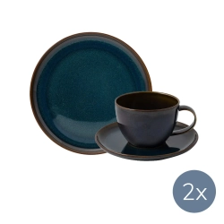 Like. by Villeroy&Boch Джинсовый комплект Craft Coffee для 2 человек (6 предметов) 19-5168-1300 + 19-5168-1310 + 19-5168-2640