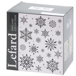 КРУЖКА LEFARD 310МЛ ЗОЛОТО СНЕЖИНКИ МАЛ УП=12ШТ