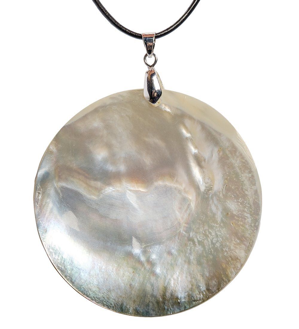 ШК-55/ 42-B Кулон из перламутра «Густав Климт» Земина