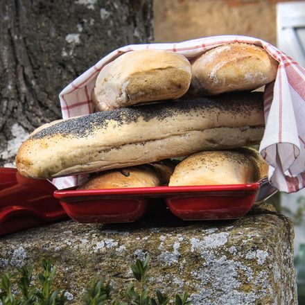 Форма Moule Ciabatta для выпечки чиабатты Emile Henry (базальт)