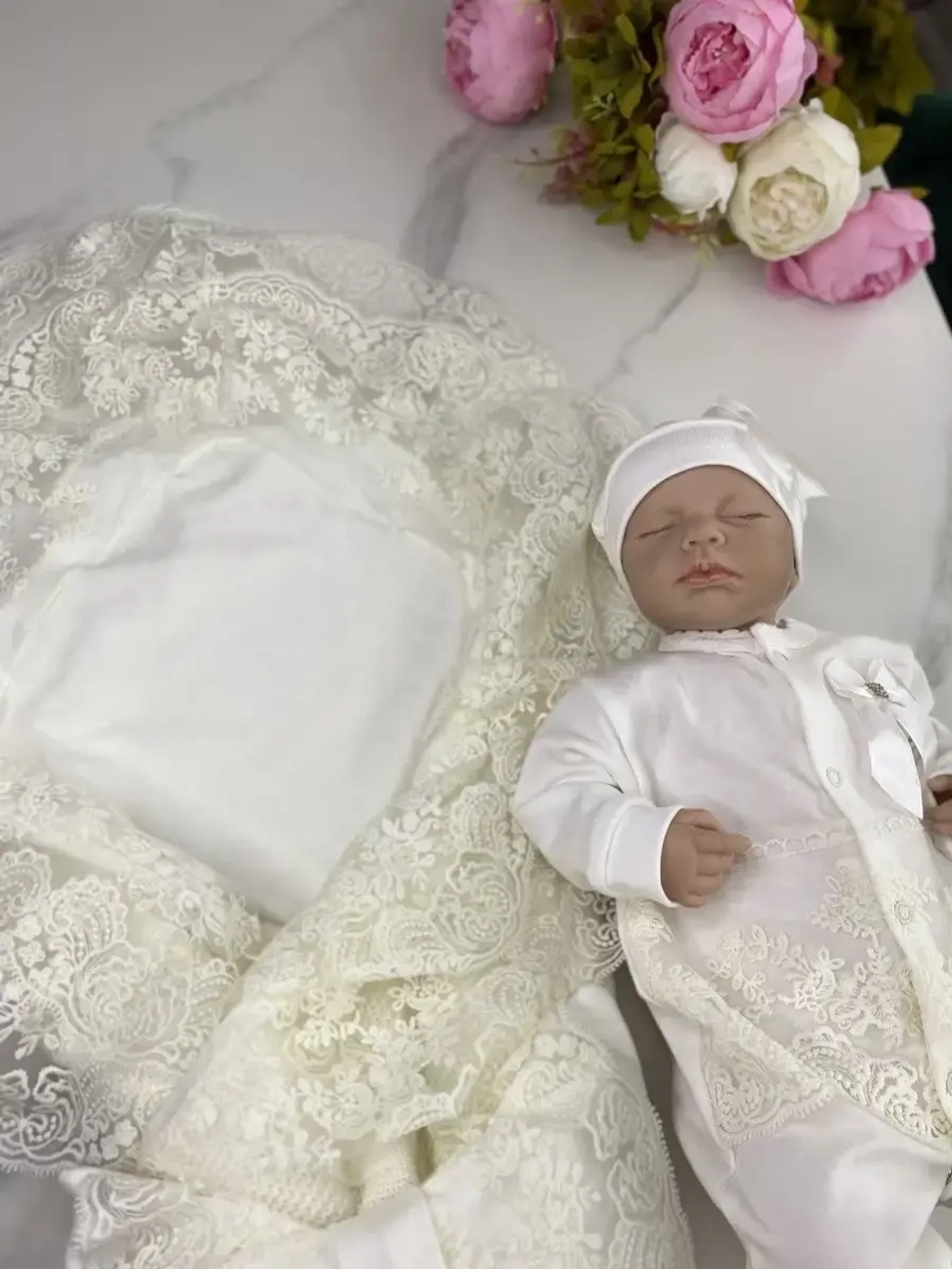 Комплект на выписку для новорожденного летний