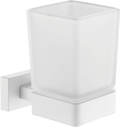 5005-F Стакан нас., стеклянная (БЕЛЫЙ) ViEiR  (30/1шт)