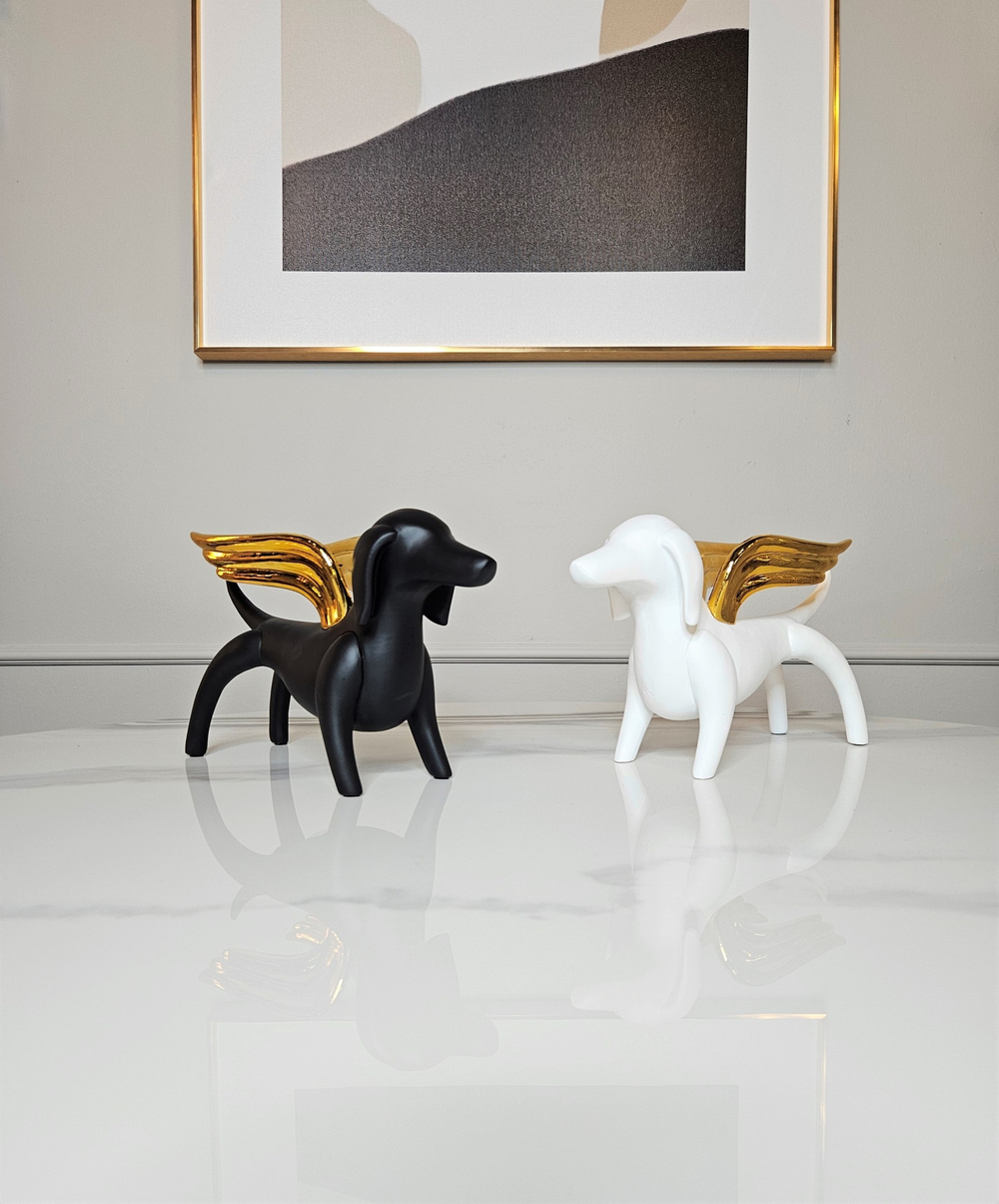 Статуэтка Angel dog white