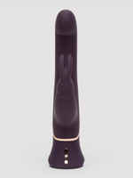 Фиолетовый вибратор-кролик Greedy Girl G-Spot Stroker Rabbit Vibrator - 24,1 см.