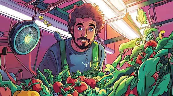 Как красный спектр света превращает растения в живые произведения искусства