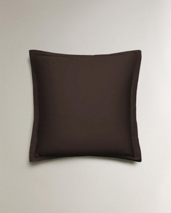 Zara Home - Атласная наволочка с подолом (300 нитей) 80x80 см