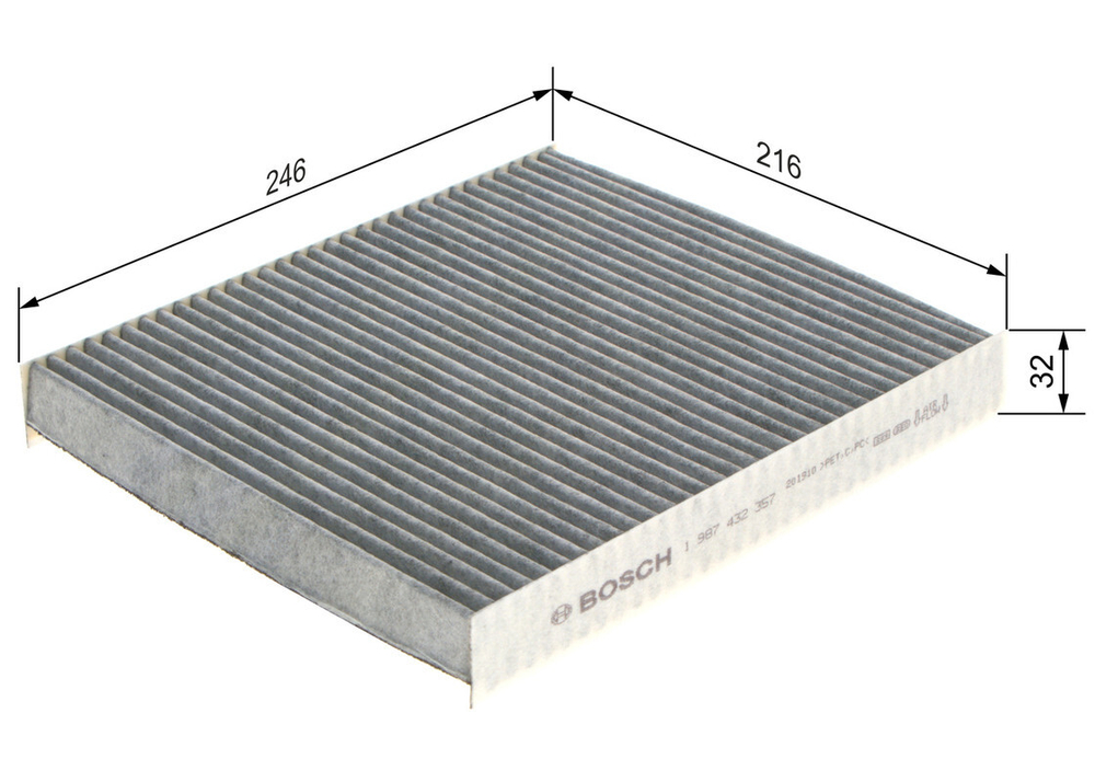 BOSCH - 1987432357-BOC - Filter, cabin air