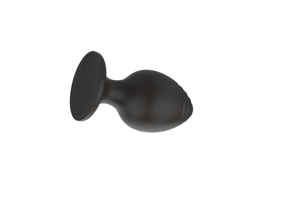 Силиконовая анальная пробка черная S (5.8*2.8cm) 3303-01