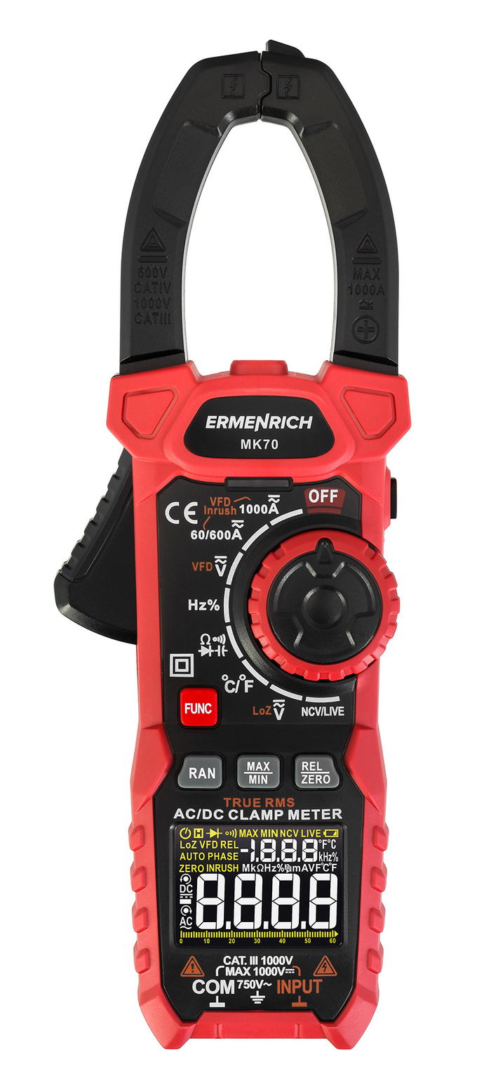 Токоизмерительные клещи Ermenrich Ping MK70