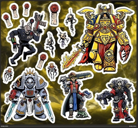 Стикеры Warhammer: Империум