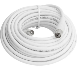 Антенный удлинитель 3с2v белый L10м. штекер-гнездо 1132-1 Dori