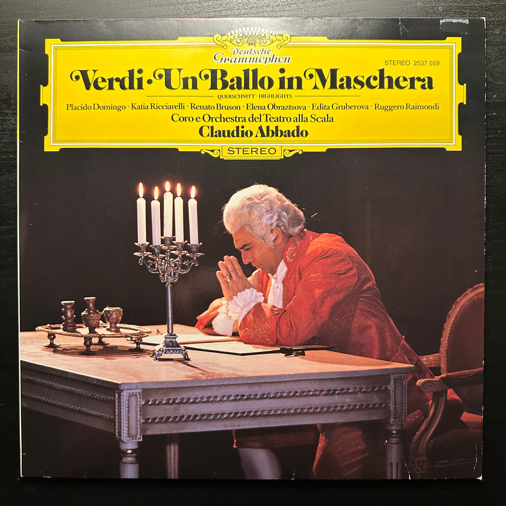 Верди - Бал-маскарад (Германия 1982г.)