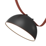 DK5560-BK Cветильник для трека-ремня Belty, серия Flow со светодиодом, D220*H117мм, 48V DC, 24W, RA90, 120°, 4000K, IP20, черный, алюминий