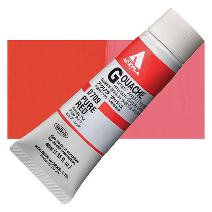 Holbein Acrylic Gouache 40 мл. 709 [А] Pure Red