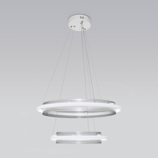 90241/2 / подвесной светильник / белый/ серебро