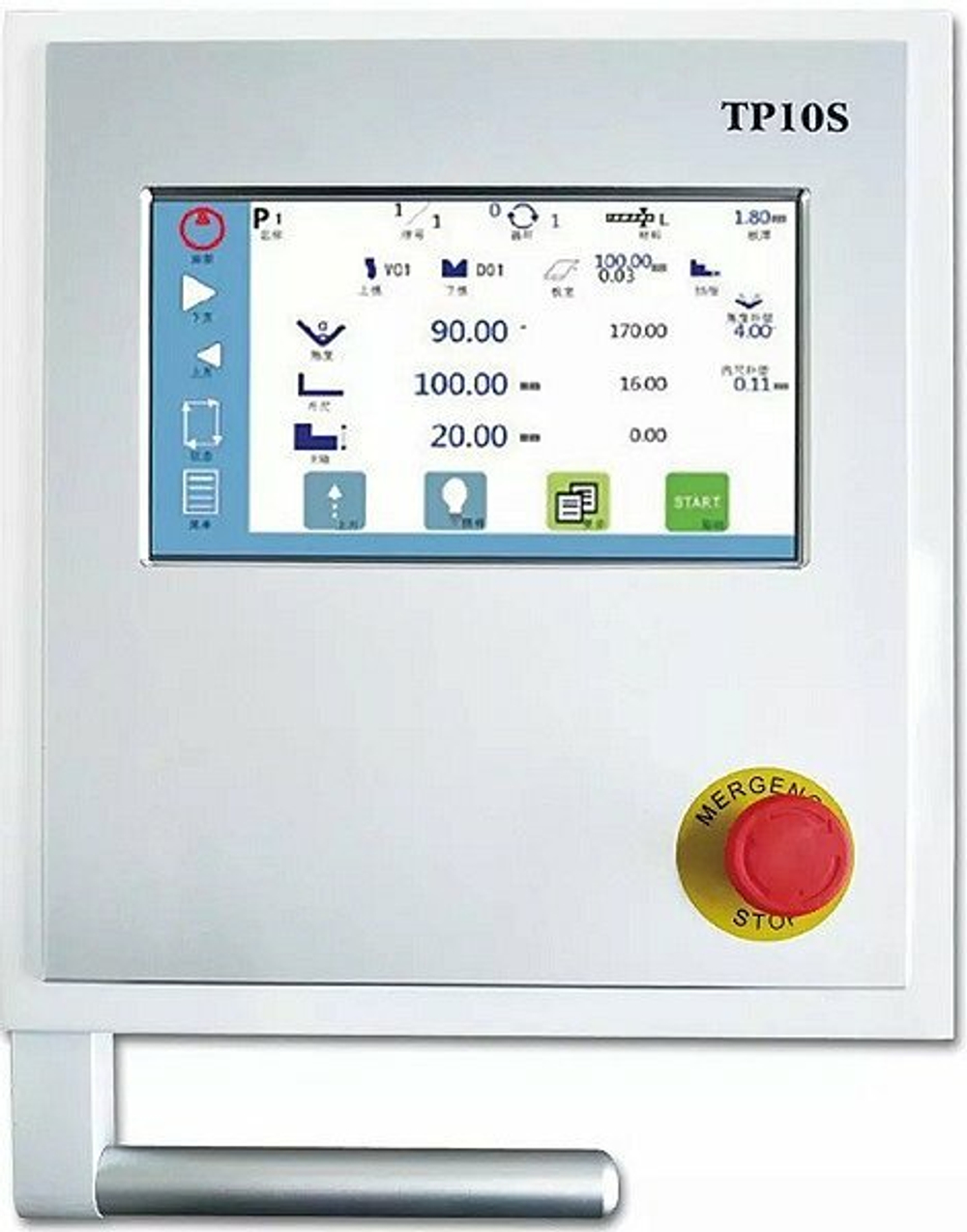 Листогибочные гидравлические прессы с ЧПУ контроллером MetalTec TP10S HBM 125/3200C