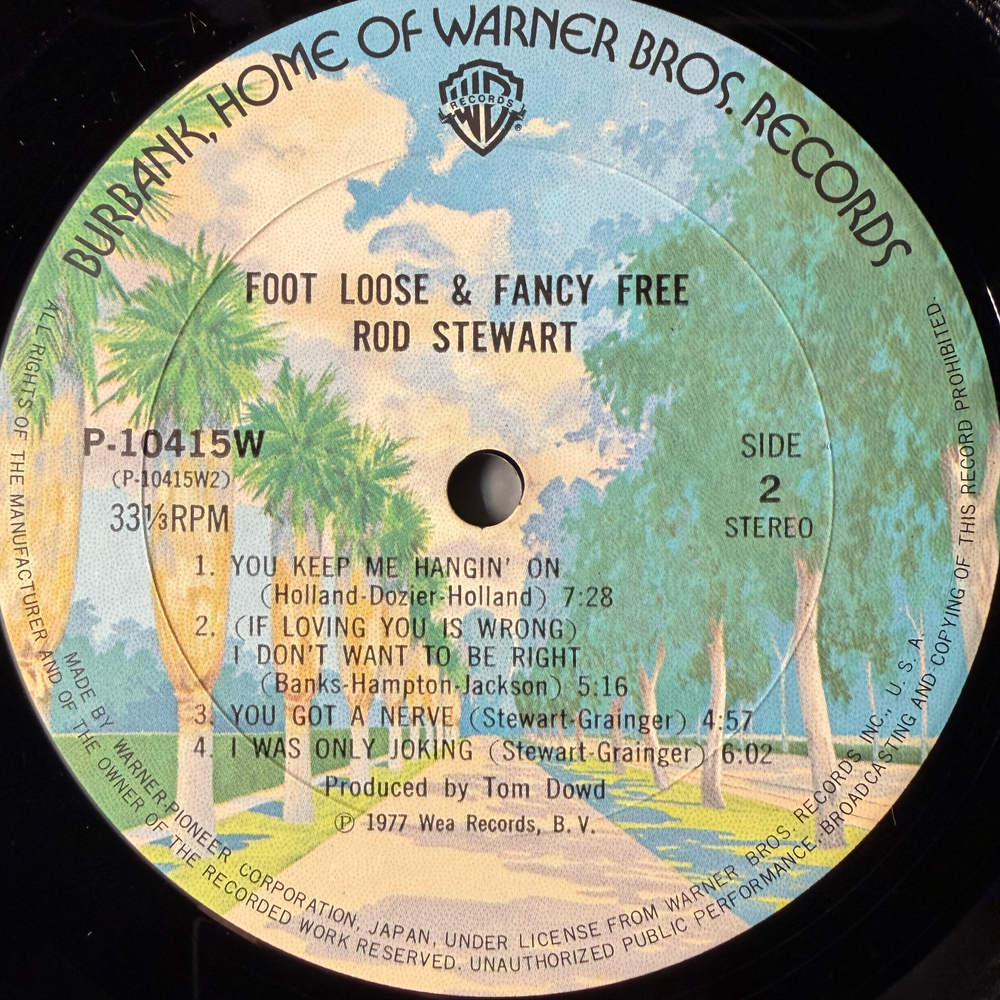 Rod Stewart – Foot Loose & Fancy Free (Япония 1977г.)