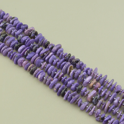 Нитка Чароит 40 см. (Без замка)