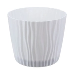 Кашпо ВОЛНА D200мм 4л с вкладышем Белый (комплект 16 шт)