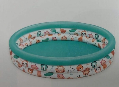 Бассейн надувной круглый 122*25 см Safari Pals Kiddie Pool Bestway (51226)