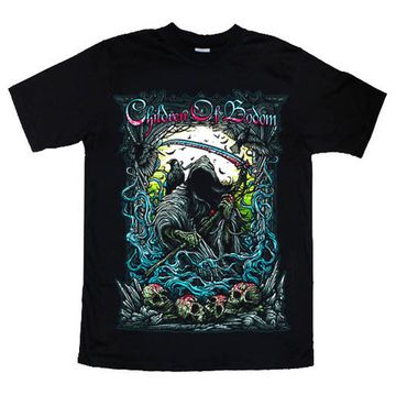 Футболка Children of Bodom смерть с вороном