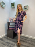 Халат женский "295 М.С" на запах (159)