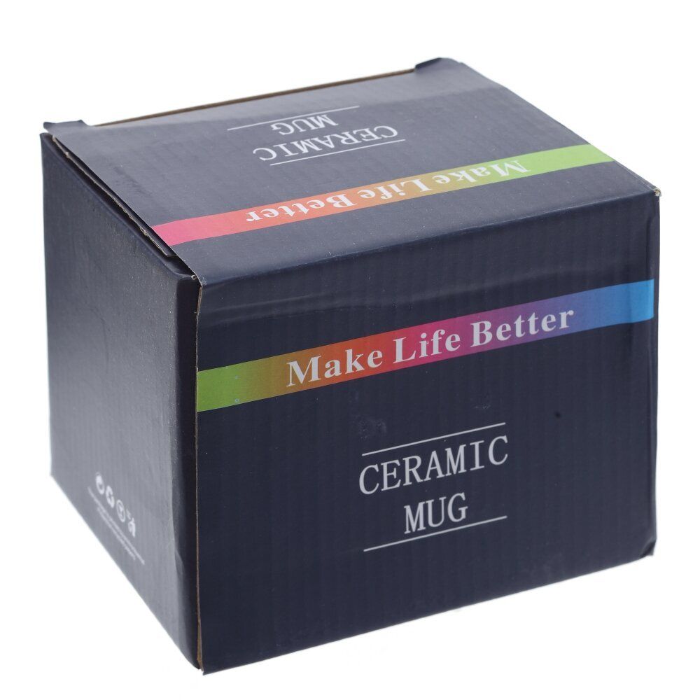 GAEM Кружка с крышкой и ложкой, 400 мл, L14 W10 H10 см, 4в.