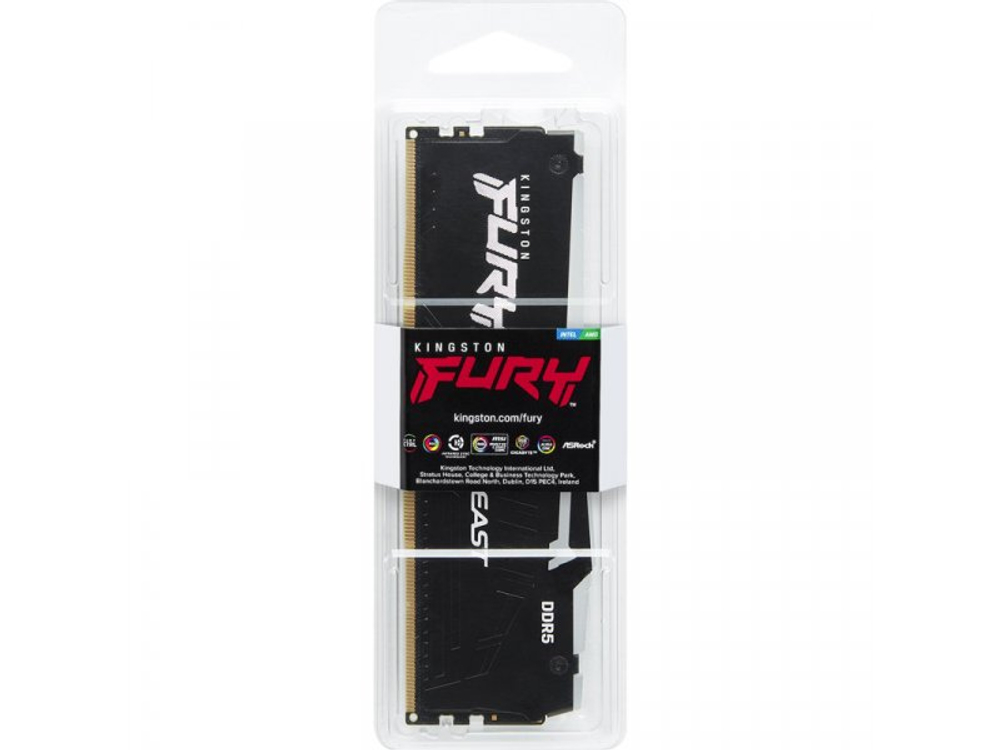 Оперативная память Kingston Fury Beast Black RGB EXPO KF560C36BBE2A-16, DDR5 1х 16ГБ 6000 МГц, DIMM, RTL
