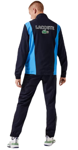 Для мужчин Костюм теннисный Lacoste SPORT Branded Colour-block Tracksuit - navy blue/green/blue/white/flashy yellow